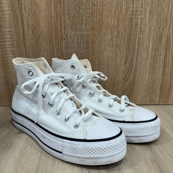 CONVERSE CHUCK TAYLOR ALL STAR LIFT PLATFORM HIGH TOP SNEAKERS SIZE 9 - Picture 2 of 8